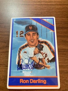 1986 Sports Impressions Ron Darling Mets Keramikkarte signiert - Bild 1 von 1