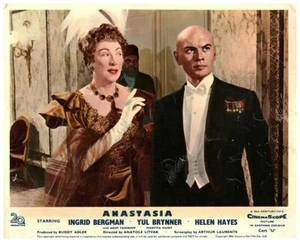 Anastasia Original Lobby Card Yul Brynner Martita Hunt glamorous ball gown 1956 - Picture 1 of 1