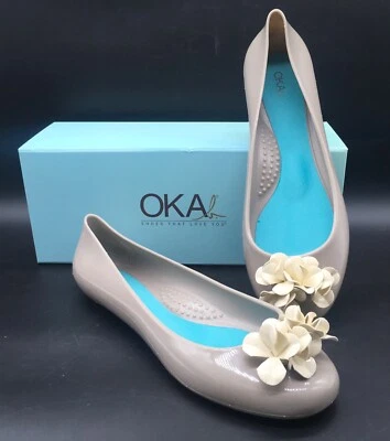 OKA B Shoes That Love You women Jellies ballet flats size US 9 EU 39 NEW in box - Image 1 of 4