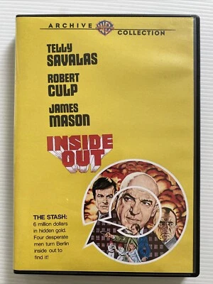 DVD - INSIDE OUT (1975) Region Free - Telly Savalas - Robert Culp - image 1 of 2