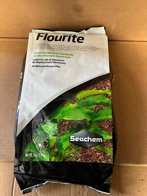Aquários plantados de água doce cascalho natural premium Seachem Flourite 15,4 lb - Imagem 1 de 4