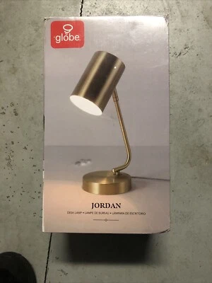 Globe Electric 52263 15英寸台灯,哑光黄铜,15英寸,黄铜  — 第 1/2 张图片