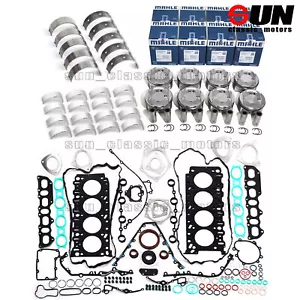 Engine Overhaul Rebuild Pistons Gasket Kit For Porsche Cayenne S 4.5 V8 M48.00 - Picture 1 of 13