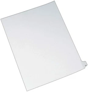 Avery Individual Legal Exhibit Dividers, Allstate Style, 50, Side Tab, 8.5 x 11  - Picture 1 of 2