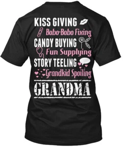 Im A Proud Grandma Grandma Kiss giving Bobo bobo T-Shirt Made in USA S to 5XL - Picture 1 of 1