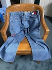 Vintage Tommy Hilfiger Men's 38/34 Baggy Skater Carpenter Jeans Flag Patch