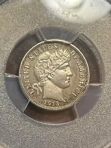 PCGS PR63 1913 BARBER DIME BEAUTIFUL PROOF - Picture 1 of 3