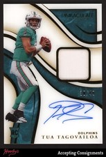 2020 Immaculate Collection #2 Tua Tagovailoa RC RPA PATCH AUTO 38/49 Rookie
