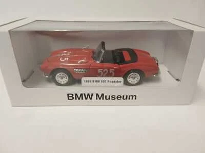 Motor Max BMW 507 roadster #525 red 1955 BMW MUSEUM 1/24 73240RD - Immagine 1 di 3