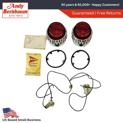 Paquete de par de luces traseras Plymouth Sport Fury 1962 2421450 nuevo de stock Foto 1 de 4