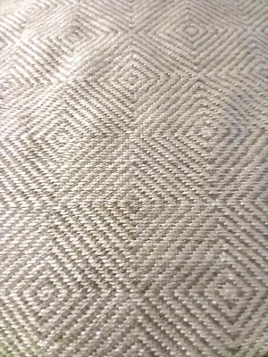 Kravat Mooney/Grass Geometric Diamond Weave Thom Felicia 32821-3 Heavy Backed - Image 1 of 3