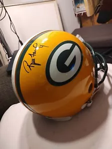 Casco BRETT FAVRE firmato F/S GB Packers Riddell Pro - Foto 1 di 13