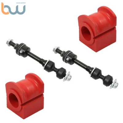 For 2005 2006 2007 2008 Ford F150 4.6L 5.4L 4pc Front Sway Bar Links & Bushings - Image 1 of 4