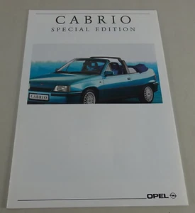 Depliant / Brochure Opel Kadett E Cabrio Edizione Speciale Bertone Stand 07/1992 - Foto 1 di 2