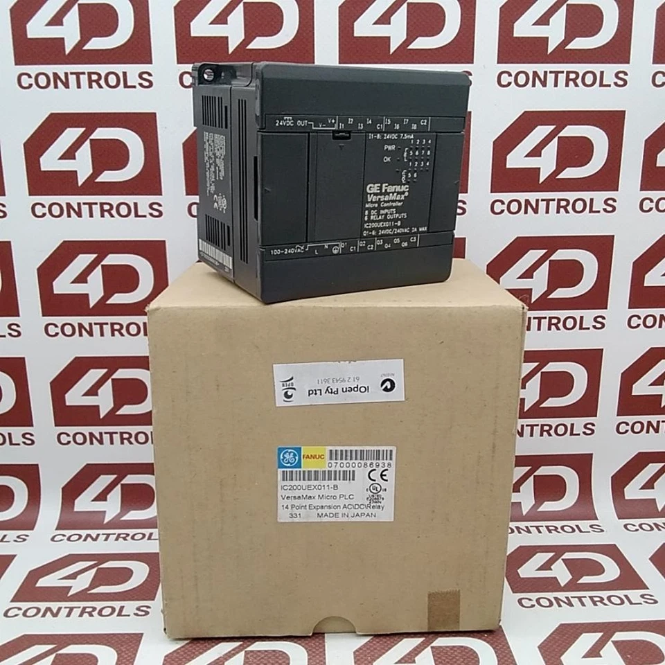 IC200UEX011 | GE Fanuc | Micro Expansion Unit, Versamax, Opened (NSO), Ser B - Image 1 of 1