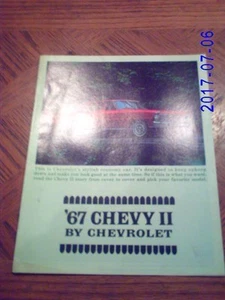 1967 Chevrolet Chevy II & S/S Sales Catalog-Original - Picture 1 of 3