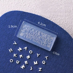 1Pc Letters 3D Mold Nail Art Decorations Figure DIY Design Silicone Tools - Bild 1 von 12