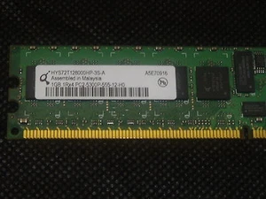 Qimonda HYS72T128000HP-3S-A , 1GB 1RX4 PC2-5300P ECC Server Memory - Picture 1 of 1