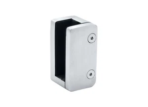 Grandvue Series Pressure Fit Right End Bottom Glass Clamp - Polished Stainless - Picture 1 of 2