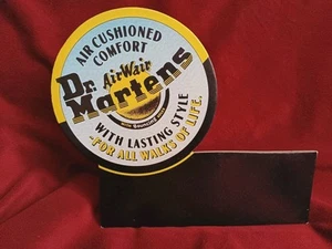 DR MARTENS EX SHOP DISPLAY SIGN FOLDABLE CARDBOARD 9" X 8" AIR WAIR - Foto 1 di 7