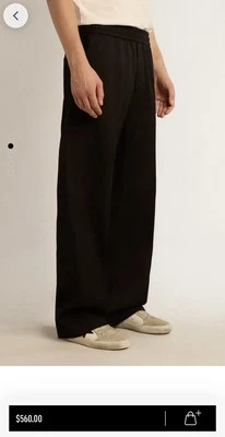 Pantalones de chándal Golden Goose para hombre en lana negra talla EU 46. US 30. Excelente estado. Foto 1 de 4