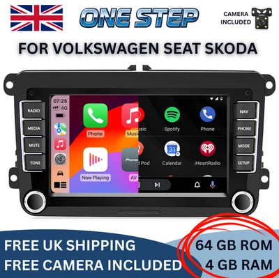 ALHAMBRA ALTEA TOLEDO SEAT CarPlay Android Auto Head Unit Radio Stereo CAMERA - Image 1 of 4