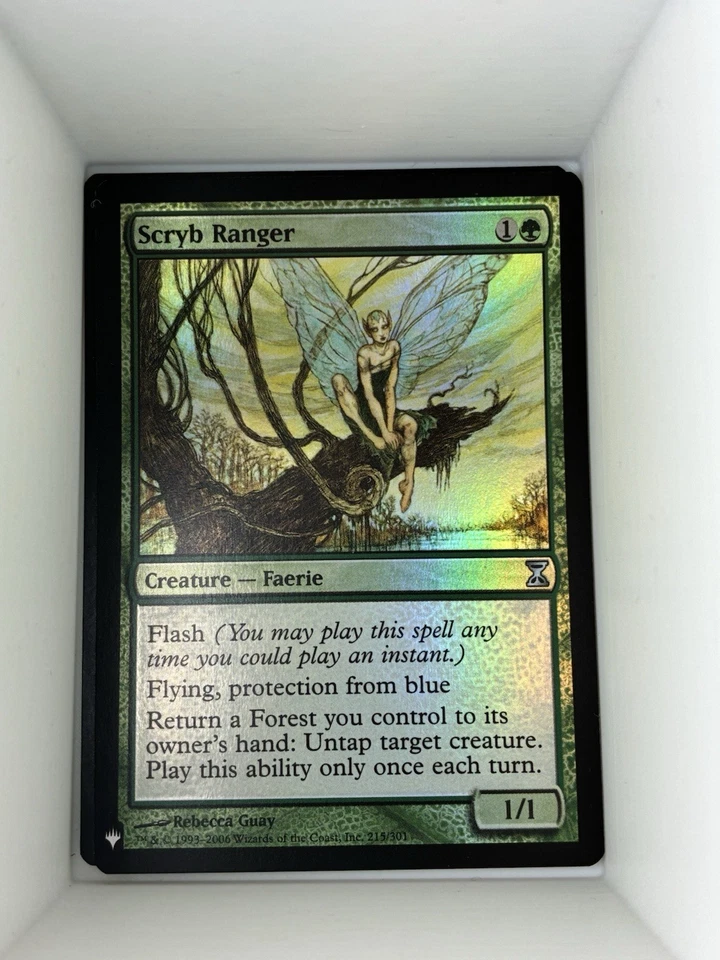 "Scryb Ranger " Magic The Gathering Card - Foil - Time Spiral Edition. M6 - Image 1 of 1