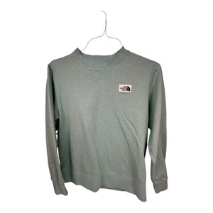 The North Face Sweatshirt Womens Medium Aquamarine Teal Crew neck Long Sleeve - Picture 1 of 4