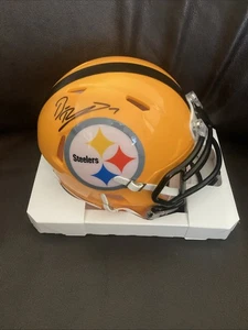 Ben Roethlisberger Autograph Throwback Steelers Mini Helmet w/ “Fanatics COA” - Picture 1 of 7
