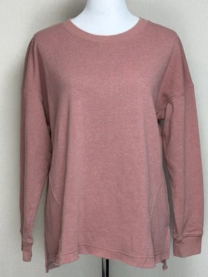 American Eagle Ahh-Mazingly Soft Crew Neck Pink Sweatshirt Tunic Sz M Casual - Image 1 of 4