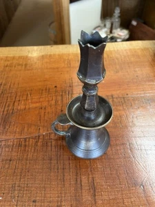Brass Candlestick Ottoman Empire 17th Century Antique - Bild 1 von 11