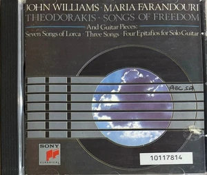 JOHN WILLIAMS - Songs Of Freedom And Guitar Pieces Mikis Theodorakis CD ex-ABC - Bild 1 von 2