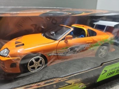 Vntg 2003 Ertl Racing Champions F&F 1995 Toyota Supra 1:18 Diecast Car - Image 1 of 4