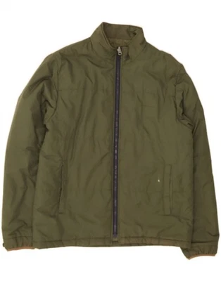 Chaqueta acolchada Ben Sherman para hombre Reino Unido 40 grande caqui poliéster NQ01 Foto 1 de 4