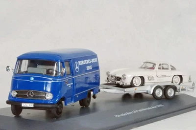 Schuco 1/43 Mercedes-Benz L319 + 300SL Gullwing Service Car Set - Image 1 of 3