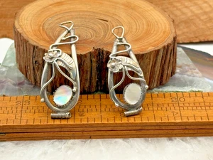 Old Pawn Navajo Punte per Orologio in Argento Sterling Madreperla--TB563.25 - Foto 1 di 6