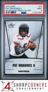 2017 LEAF SPECIAL RELEASE DRAFT SILVER #07 PAT MAHOMES II PSA 9 - Picture 1 of 24
