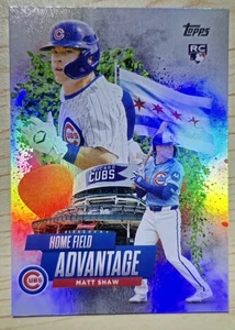 2025 Matt Shaw RC Topps Update Home Field Advantage SP Case Hit 🌿Super Minty!🌿 - Picture 1 of 2