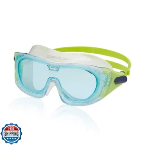 Speedo Unisex-Kinder Schwimmbrille Aussichtsmaske, transparent/Celeste - Bild 1 von 3