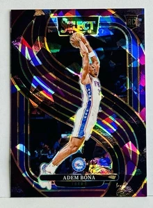 Adem Bona (RC) /99 ✨ 2024 Select Purple Cracked Ice Prizm #196 76ers - Picture 1 of 2