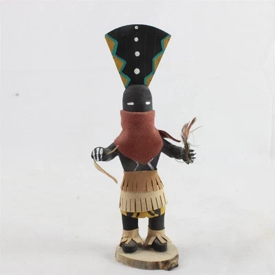 手工制作 Kachina 娃娃 Mountain Spirit Dancer 6 英寸复古原生 — 第 1/4 张图片
