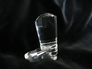 Oleg Cassini Crystal 4” Cowboy /Line Dance Boot Paperweight - Picture 1 of 3