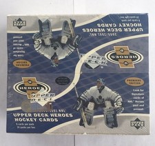 2000-01 Upper Deck Heroes Hockey Box Factory Sealed 24 Pack