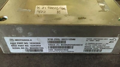 Chevrolet o GMC 2005-2007 camioneta Onstar módulo receptor 10393958 Foto 1 de 2
