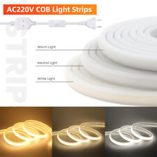 1M-20M Neon COB LED Streifen Stripe 230V IP67 Band Lichtschlauch Leiste Kette
