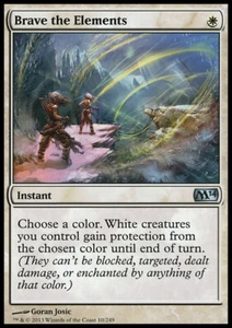 MTG BRAVE THE ELEMENTS EXC - SFIDARE GLI ELEMENTI - M14 - MAGIC - Picture 1 of 1