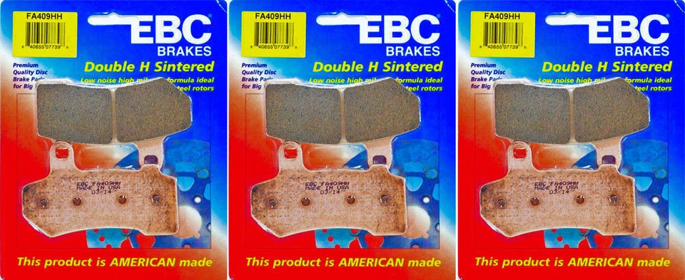 EBC HH Front/Rear Brake Pads 3 Sets Harley VRSCDX Night Rod Special 2007-2015 - Image 1 of 2