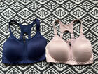 calia by carrie underwood Womens go all out zip front spots bra set of 2