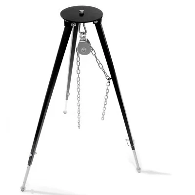 Massives Dreibein Schwenkgrill Gulaschkessel Kettenhöhenverstellung mit Tasche