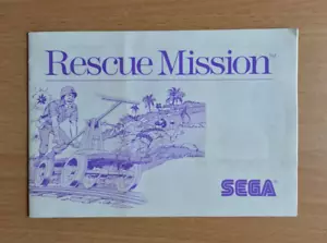 SEGA Master System Instruction Manual - RESCUE MISSION - Picture 1 of 2